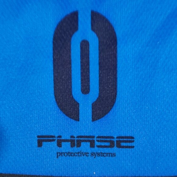 Thor MX Phase motocross jersey blue with graphic design men's size L - Picture 4 of 13